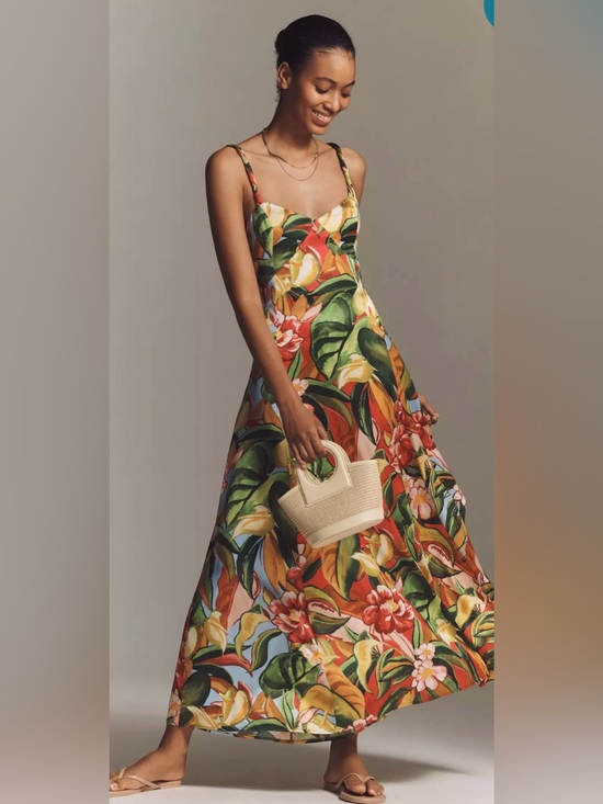 FARM Rio Dresses & Skirts - Farm Rio x Anthropologie Sweetheart Maxi Dress